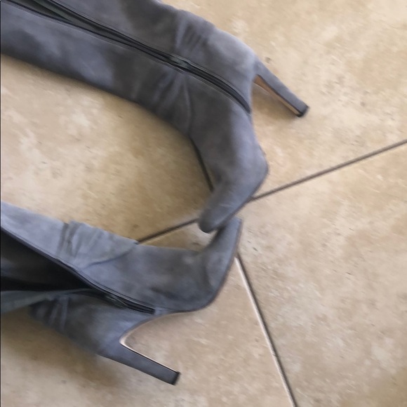 ANTONIO MELANI Gray Suede Boots - Picture 5 of 6